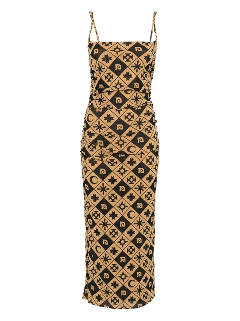 Nanushka ruched midi dress - Black - zdjęcie produktu nr 1