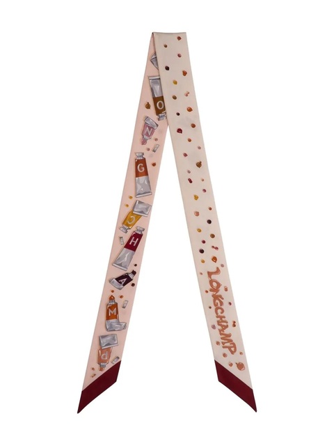 Longchamp Couleurs de l'Art scarf - Pink - zdjęcie produktu nr 1