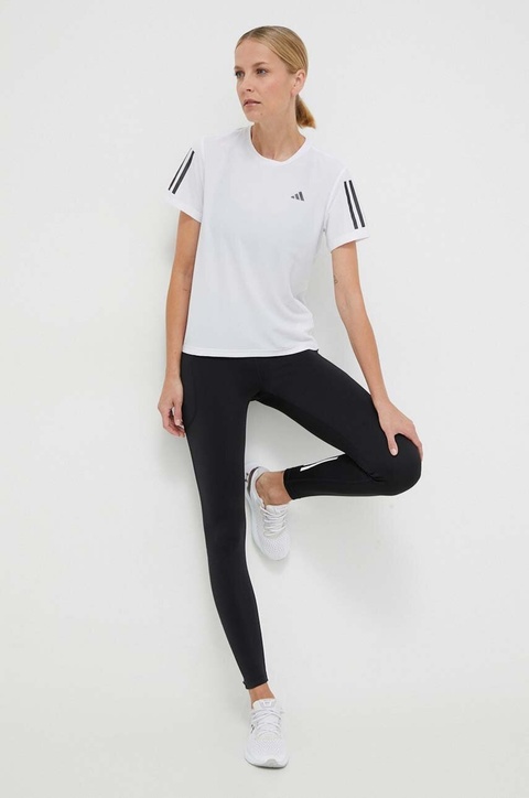 adidas Performance t-shirt do biegania Own The Run kolor biały IK7442 - zdjęcie produktu nr 1