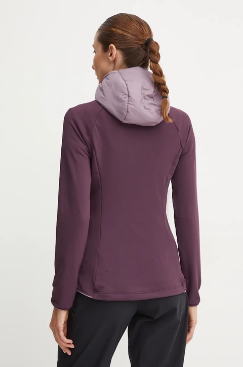 Jack Wolfskin kurtka outdoorowa Routeburn Pro Hybrid kolor fioletowy - zdjęcie produktu nr 2