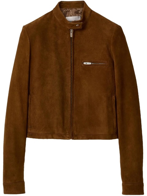 Miu Miu suede jacket - F0393 GREEN - zdjęcie produktu nr 1