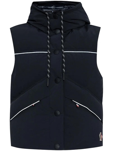 Moncler Grenoble Arolla hooded down gilet - Black - zdjęcie produktu nr 1