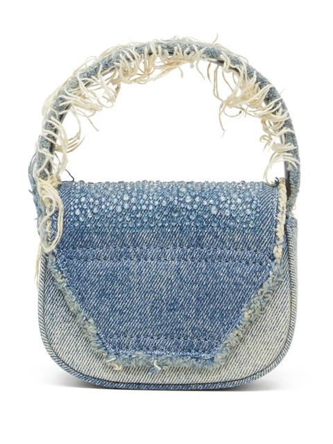 Diesel mini 1DR appliqué-logo crossbody bag - Blue - zdjęcie produktu nr 2