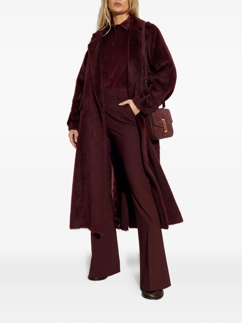 Max Mara velvet buttoned bodysuit - Red - zdjęcie produktu nr 1