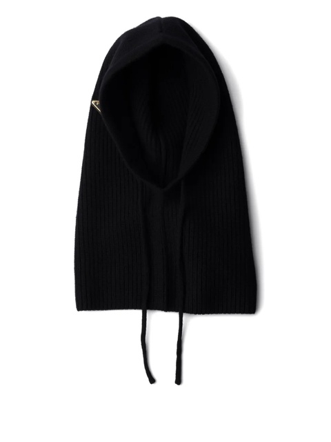 Prada triangle-logo balaclava - Black - zdjęcie produktu nr 1