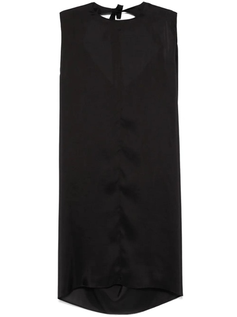 MM6 Maison Margiela silk midi dress - Black - zdjęcie produktu nr 1