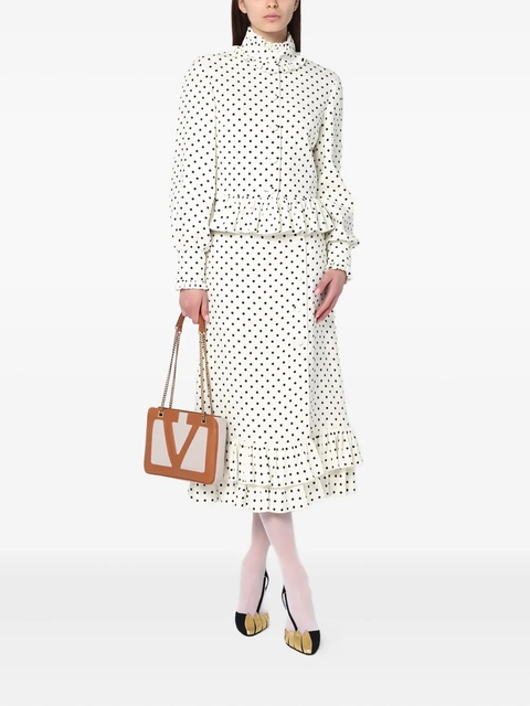 Valentino Garavani polka dot-print jacket - White - zdjęcie produktu nr 2