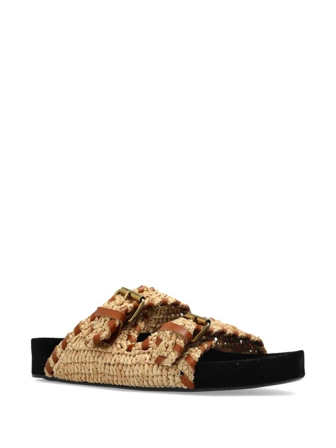 ISABEL MARANT Lennyo slides - Neutrals - zdjęcie produktu nr 2