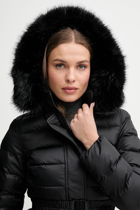 Geox kurtka puchowa CATRIA kolor czarny zimowa W5626G T3152 - zdjęcie produktu nr 2