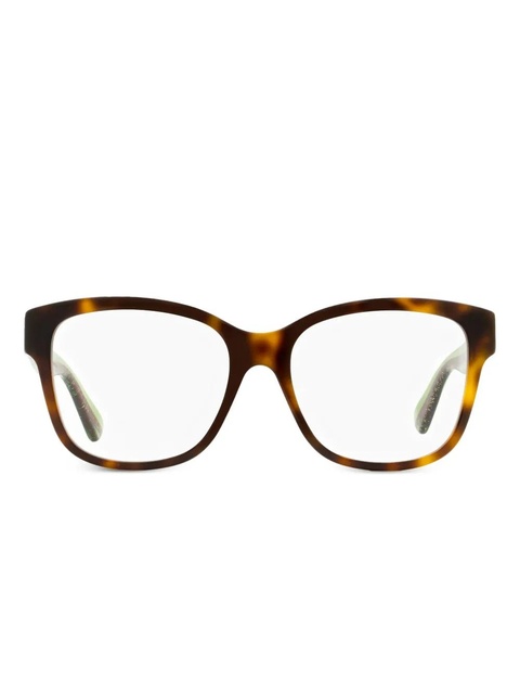 Gucci Eyewear square-frame glasses - Brown - zdjęcie produktu nr 1