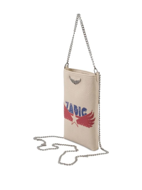 Zadig&Voltaire Rock leather mini bag - Neutrals - zdjęcie produktu nr 2