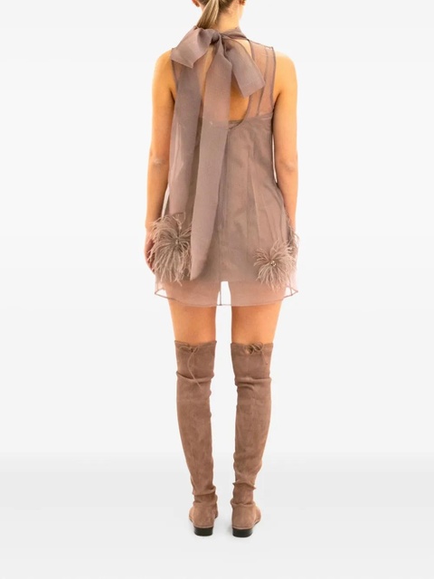 STAUD Albee mini dress - Neutrals - zdjęcie produktu nr 2