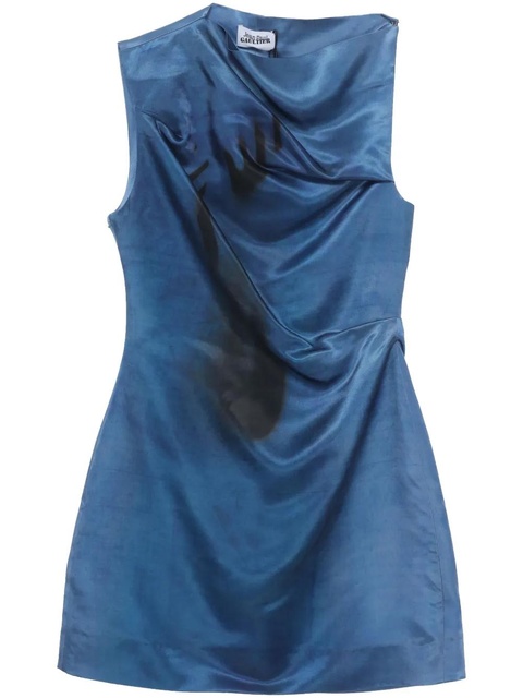Jean Paul Gaultier Hand-print mini dress - Blue - zdjęcie produktu nr 1