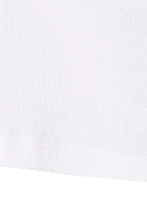 Saint Laurent cotton tank top - White - zdjęcie produktu nr 2
