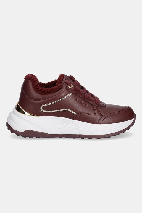 Guess sneakersy FARREA damskie kolor bordowy FLFRRE ELE12 - zdjęcie produktu nr 2