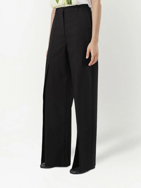 Burberry Charlie wool tailored trousers - Black - zdjęcie produktu nr 2