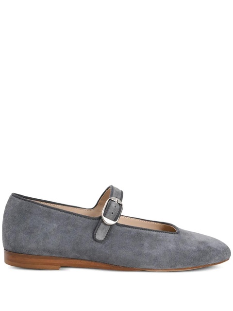 Le Monde Beryl suede Mary Jane ballerina shoes - Grey - zdjęcie produktu nr 1