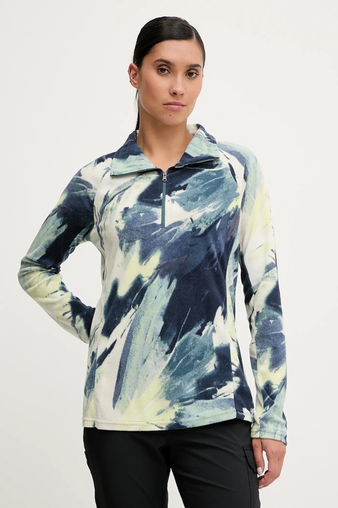 Columbia bluza sportowa Glacial IV kolor turkusowy wzorzysta 1802161 - zdjęcie produktu nr 1
