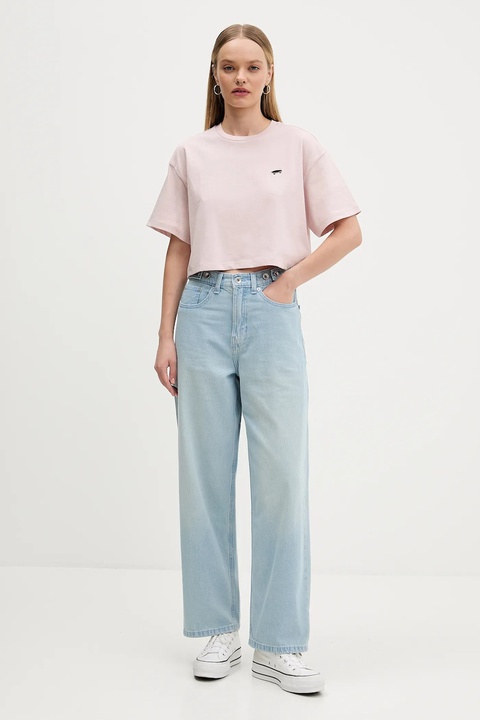 Vans jeansy damskie high waist VN000R4STTJ1 - zdjęcie produktu nr 2