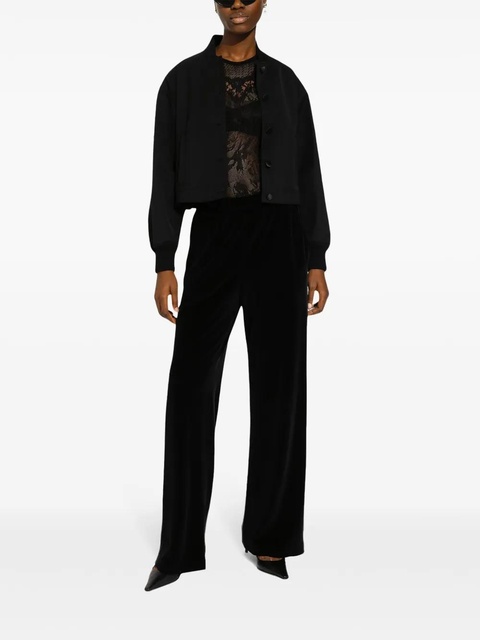 Dolce & Gabbana buttoned long sleeve windbreaker - Black - zdjęcie produktu nr 2