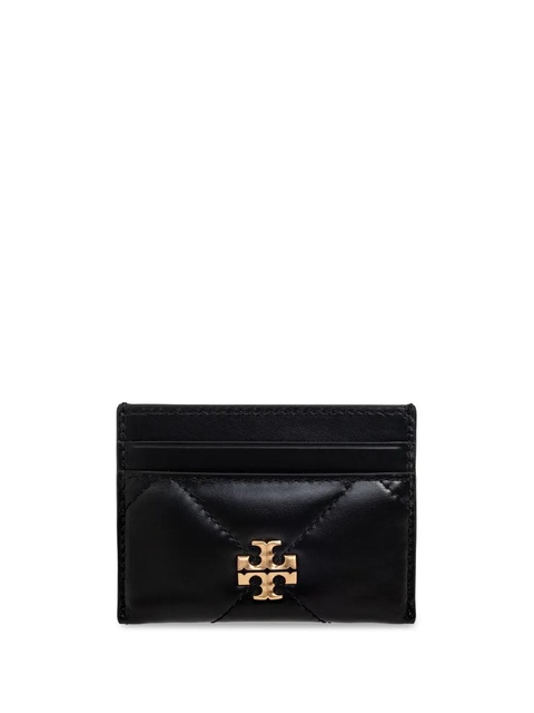 Tory Burch logo-plaque card holder - Black - zdjęcie produktu nr 1