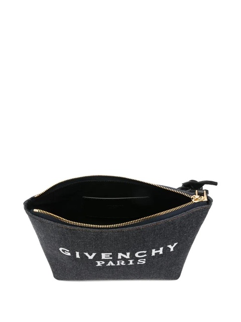 Givenchy logo bow small make up bag - Blue - zdjęcie produktu nr 2