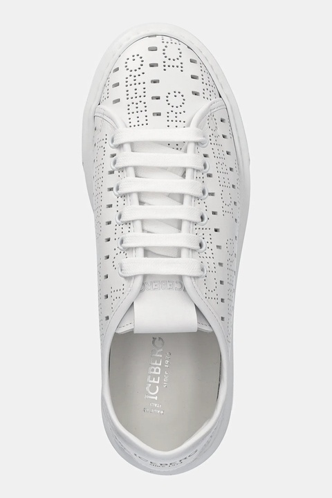 Iceberg sneakersy skórzane Bozeman damskie kolor biały ID227701 - zdjęcie produktu nr 2