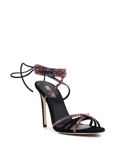 Paris Texas 100mm Nicol lace-up fastening sandals - Black - zdjęcie produktu nr 2