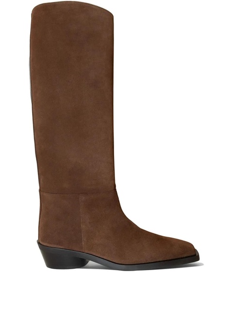 Proenza Schouler leather knee-high boots - Brown - zdjęcie produktu nr 1