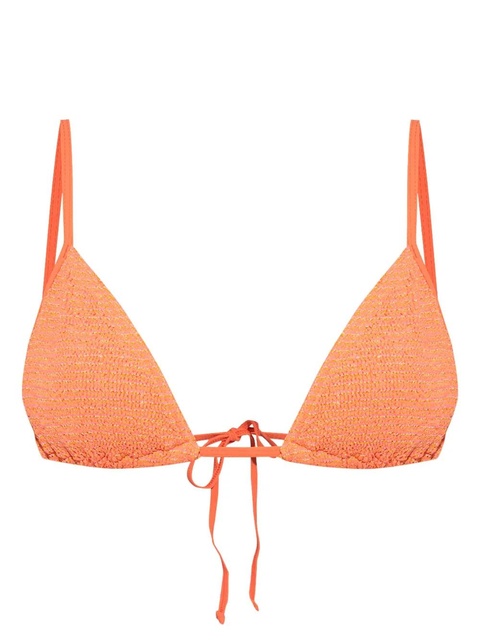 Bond-eye Luana triangle bikini top - Orange - zdjęcie produktu nr 1