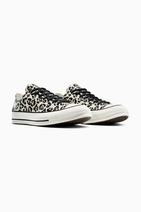 Converse tenisówki Chuck 70 Glow In The Dark Leopard kolor beżowy A15033C - zdjęcie produktu nr 2