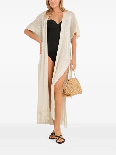 Max Mara Zarelia beach cover-up - Neutrals - zdjęcie produktu nr 1