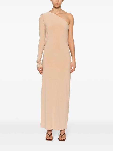 Sportmax one-shoulder maxi dress - Neutrals - zdjęcie produktu nr 1