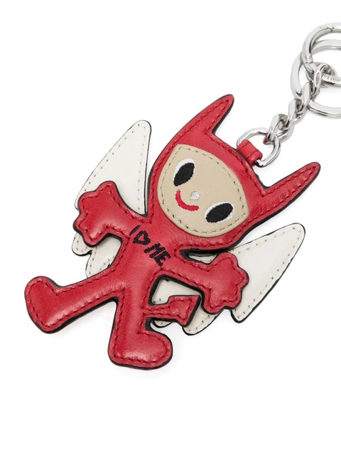 Zadig&Voltaire Happy Devil leather keyring - Red - zdjęcie produktu nr 2