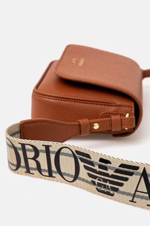 Emporio Armani torebka kolor brązowy EW000538 AF12103 - zdjęcie produktu nr 1