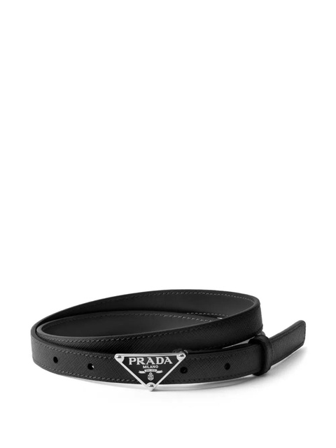 Prada Saffiano-leather belt - Black - zdjęcie produktu nr 1