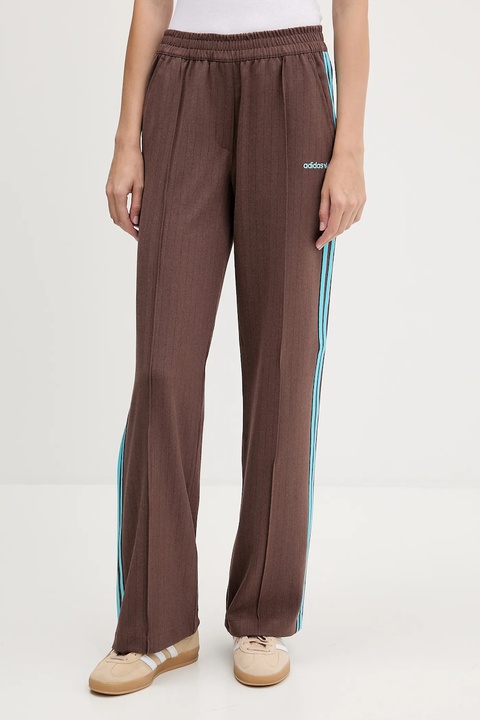 adidas Originals spodnie dresowe Tailored Pants kolor brązowy wzorzyste JX5308 - zdjęcie produktu nr 1