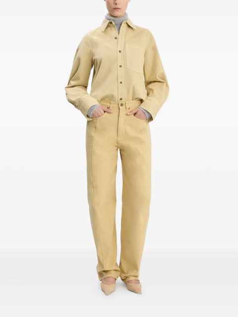 Victoria Beckham button-cuff shirt - Yellow - zdjęcie produktu nr 1