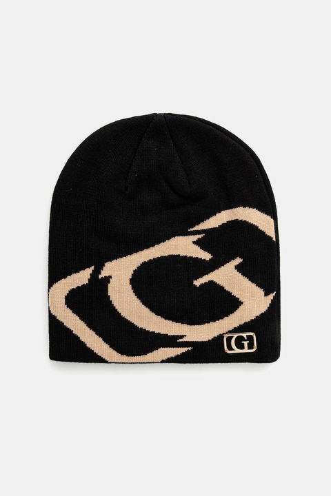 Guess czapka kolor czarny AW5365 VIS01 - zdjęcie produktu nr 1