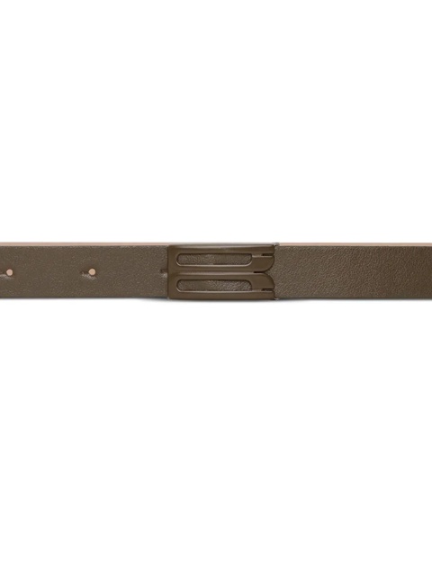 Victoria Beckham logo-buckle leather belt - Green - zdjęcie produktu nr 2
