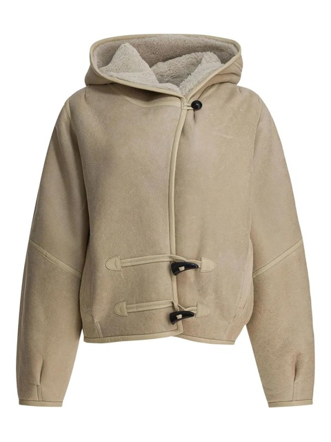 ISABEL MARANT Amiel hooded toggle jacket - Neutrals - zdjęcie produktu nr 2