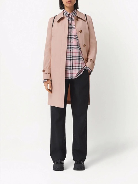 Burberry pocket-detail gabardine car coat - Neutrals - zdjęcie produktu nr 2