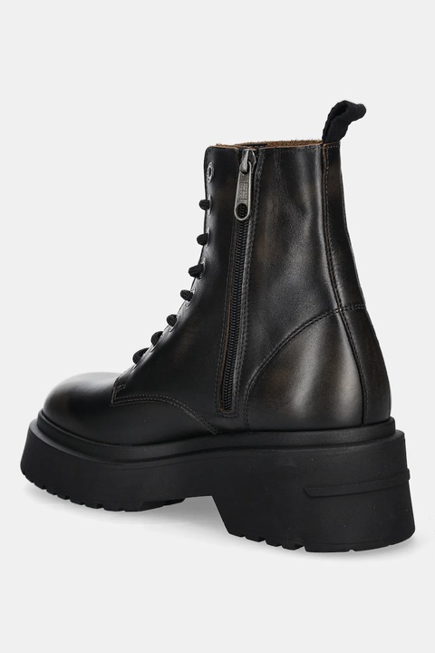 Tommy Jeans workery skórzane TJW CHUNKY RUGGED BOOT damskie kolor brązowy na platformie EN0EN02847 - zdjęcie produktu nr 2
