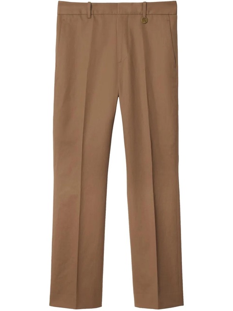 Burberry gabardine trousers - Brown - zdjęcie produktu nr 1