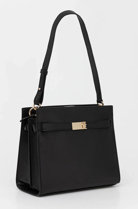 Tommy Hilfiger torebka kolor czarny AW0AW17182 - zdjęcie produktu nr 2