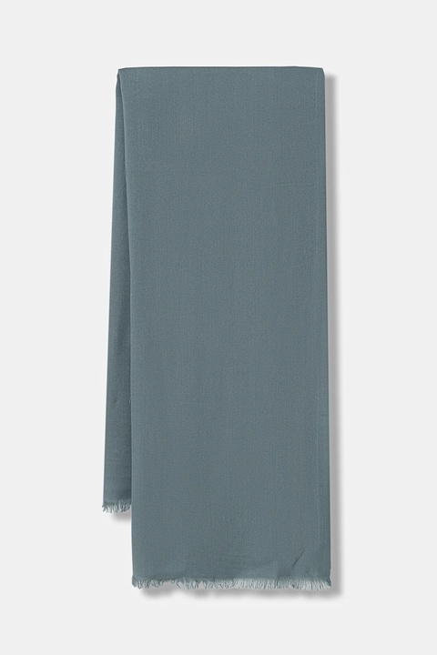 Sisley szal damski kolor zielony gładki 6HIKWU024 - zdjęcie produktu nr 2