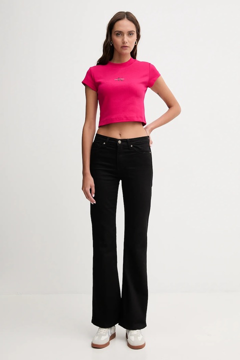 Calvin Klein Jeans t-shirt damski kolor różowy LV047AB802 - zdjęcie produktu nr 2