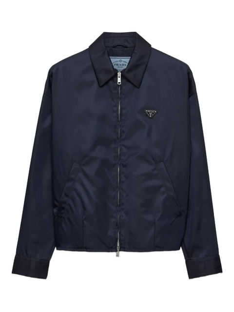 Prada zip-up bomber jacket - Blue - zdjęcie produktu nr 1
