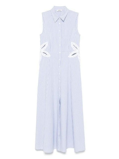 SANDRO striped midi dress - Blue - zdjęcie produktu nr 1