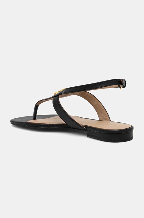 Lauren Ralph Lauren sandały skórzane Everley damskie kolor czarny 802959145001 - zdjęcie produktu nr 2